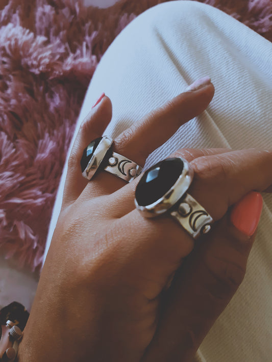 Anillo Galaxy Ónix