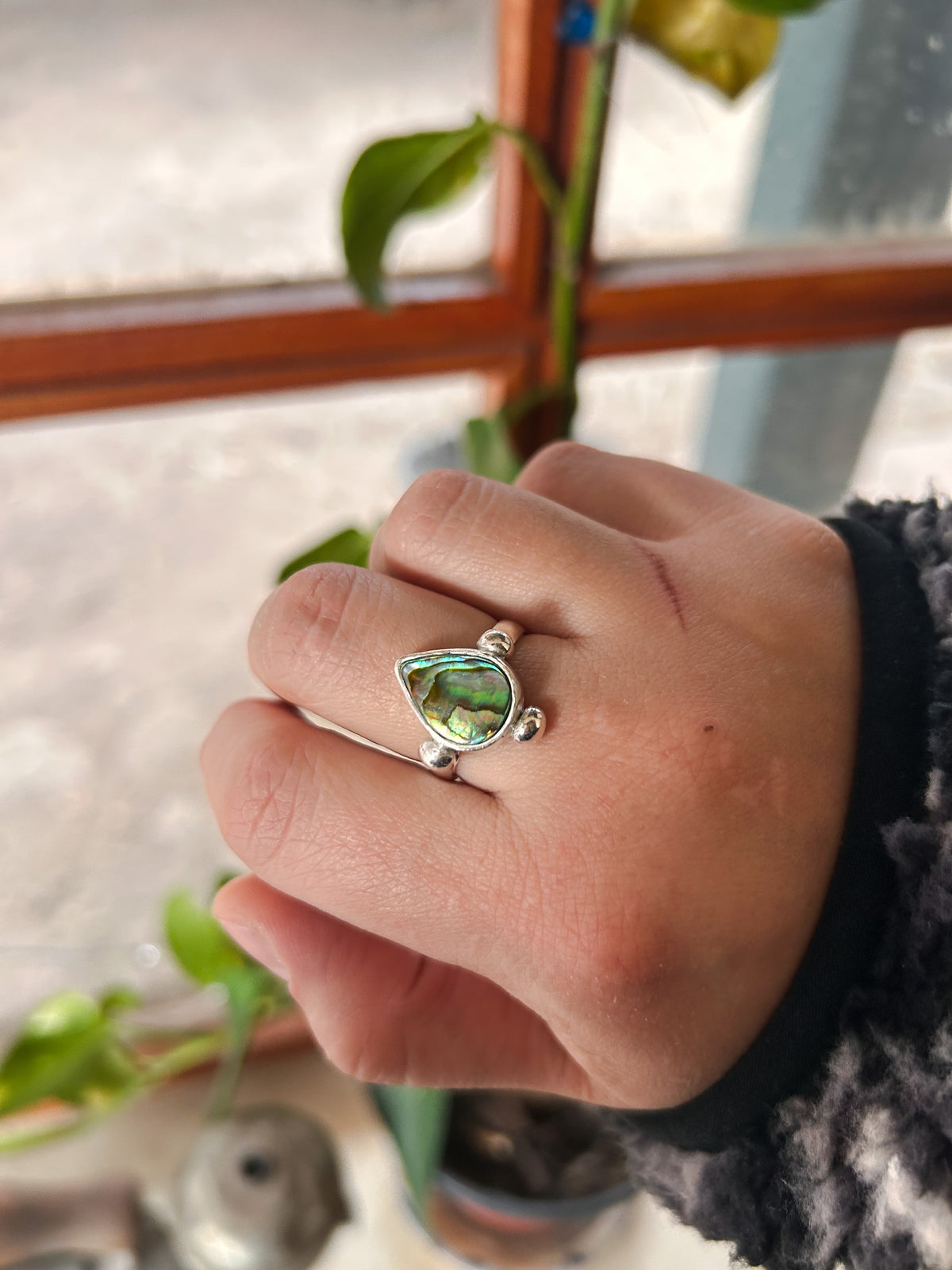 Anillo Gota Abalone
