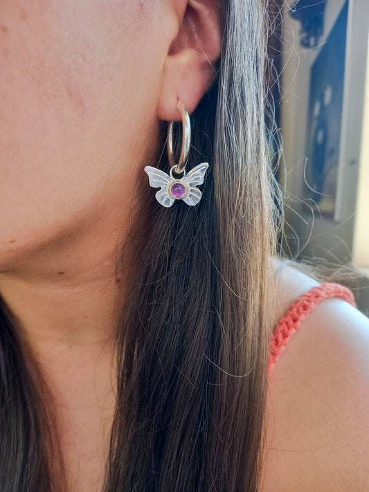 Aros Mariposa Circon