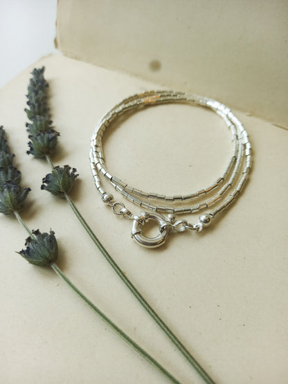 Pulsera Mostacilla Tubo