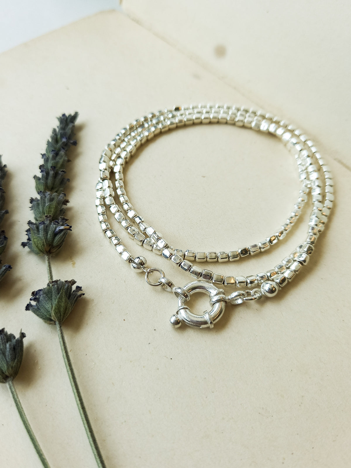 Pulsera Mostacilla Cuadrada