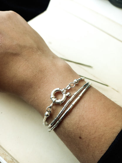 Pulsera Mostacilla Tubo