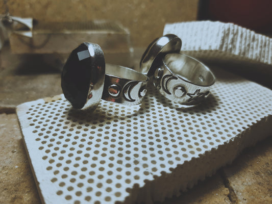 Anillo Galaxy Ónix