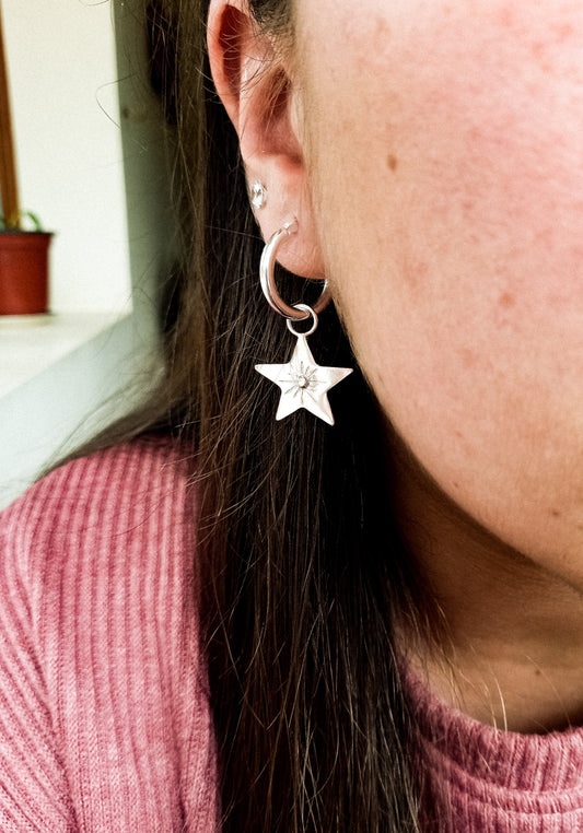 Aros Estrella Tallada