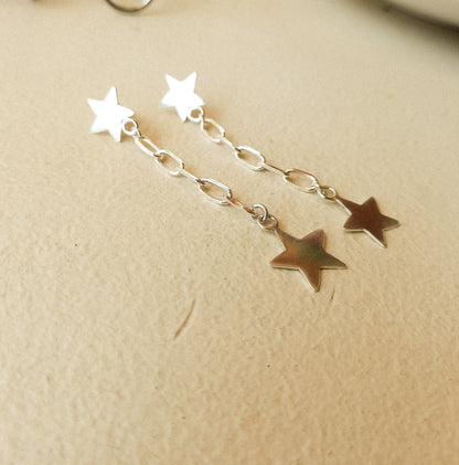 Aros Estrellas Colgantes
