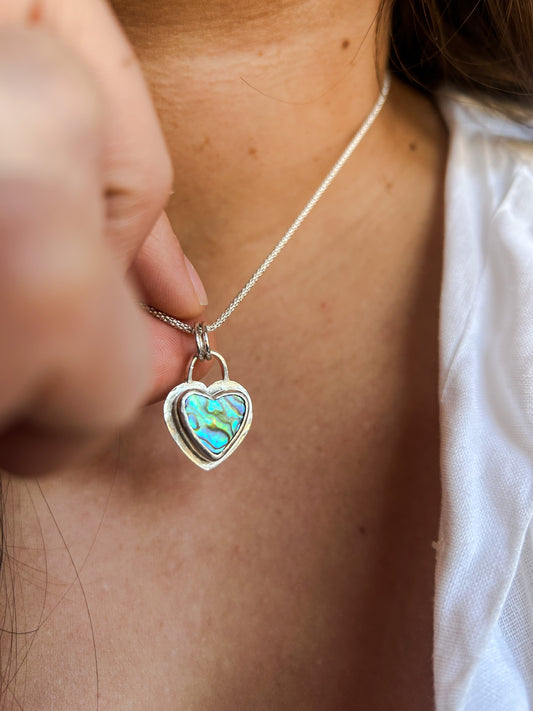 Colgante Corazón Abalone