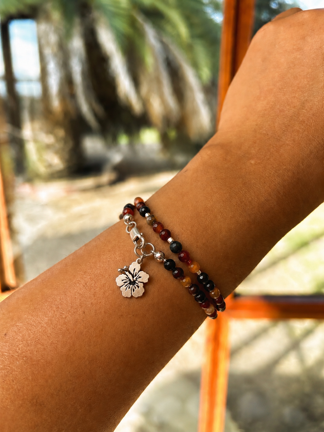 Pulsera Ámbar Hibisco