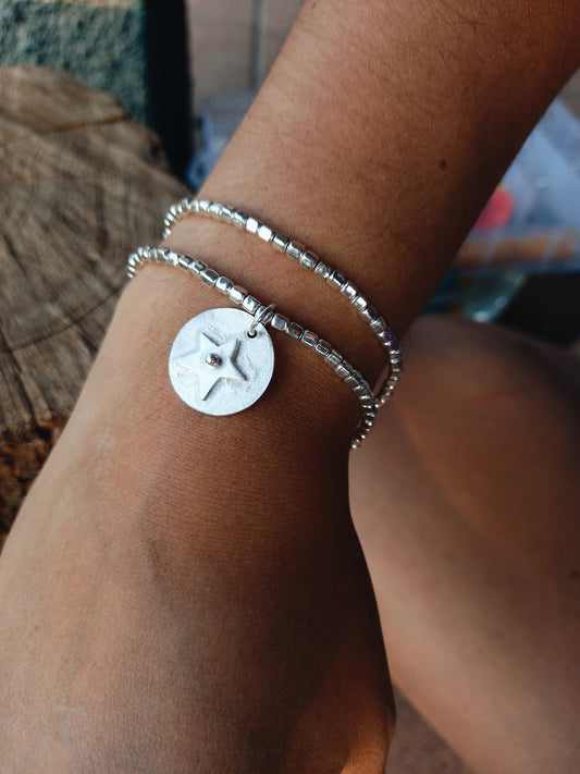 Pulsera Estrella Mostacilla