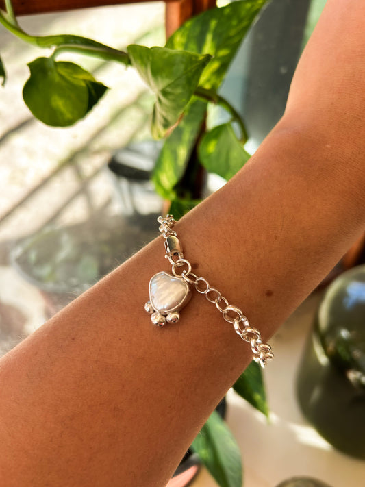 Pulsera Corazón Rolo