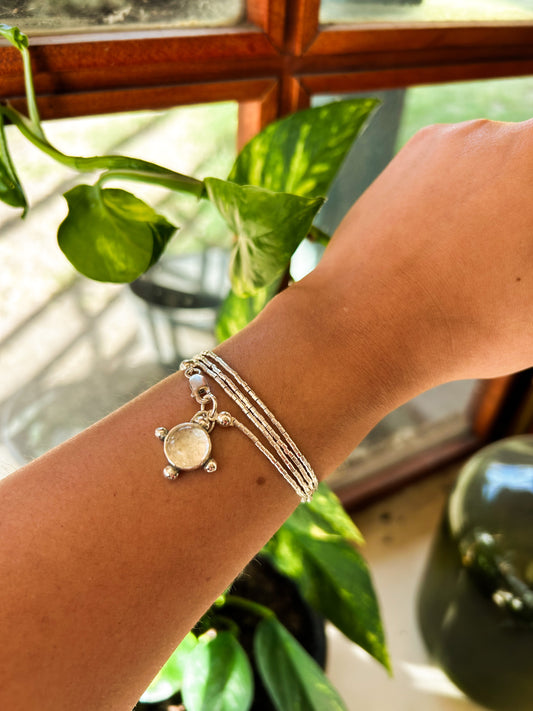 Pulsera Saturnito Cuarzo