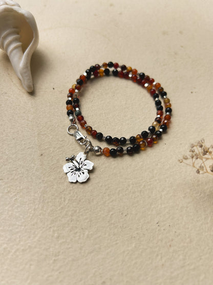 Pulsera Ámbar Hibisco