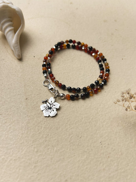 Pulsera Ámbar Hibisco