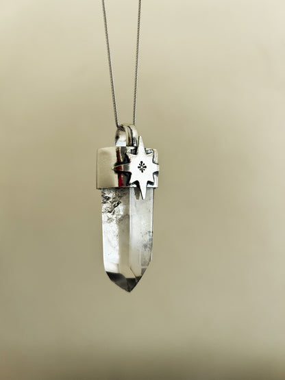 Colgante Punta Cuarzo Destello