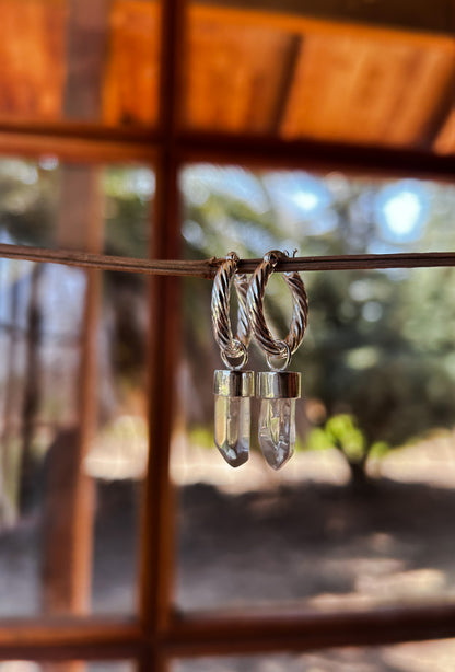 Aros Puntas de cuarzo